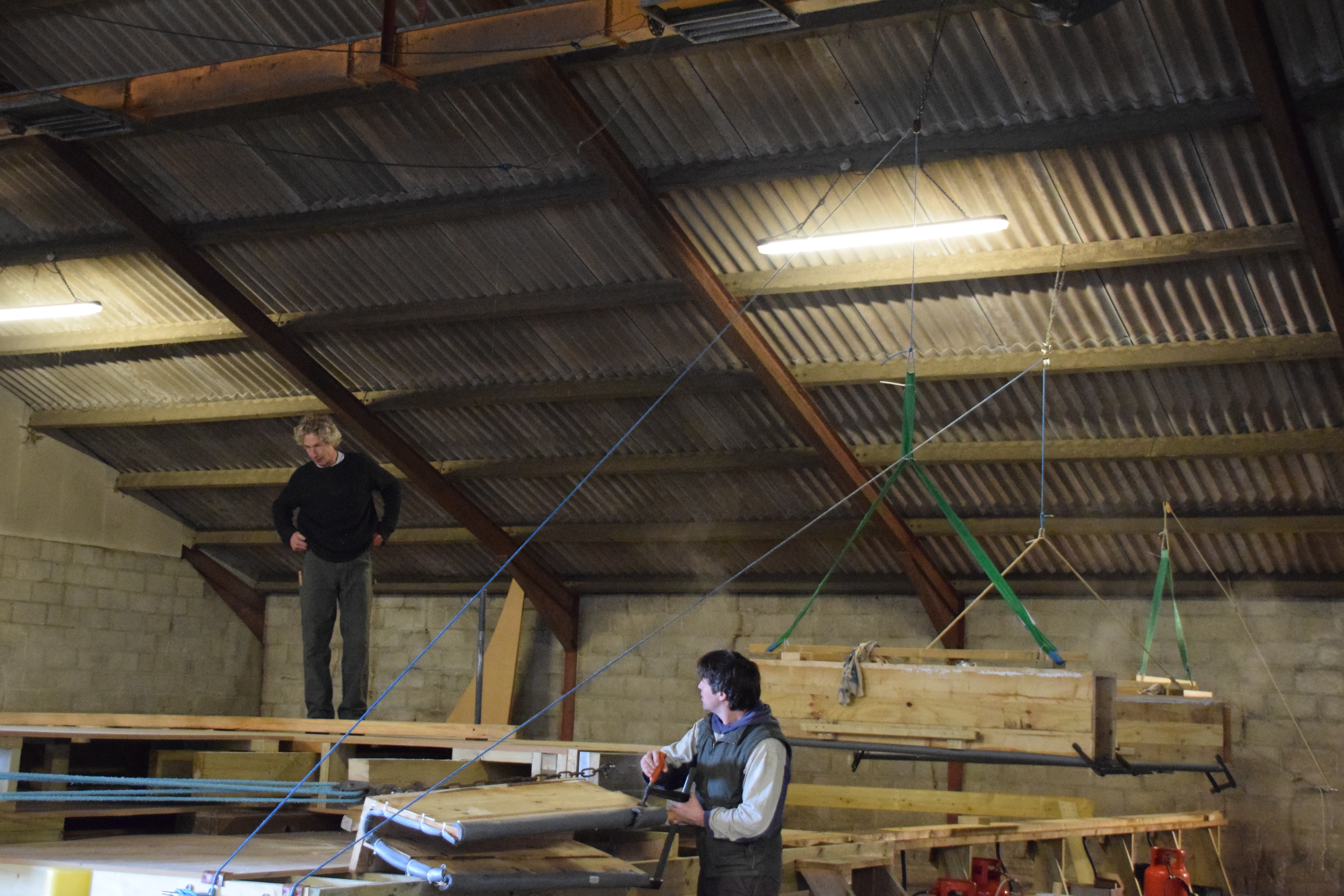 21a. After the first bend cracked